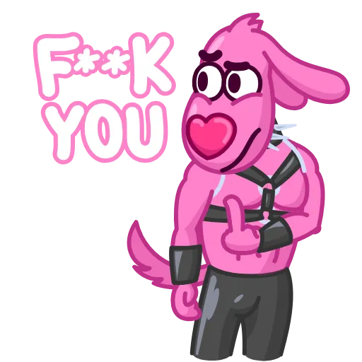 🖕 Эмодзи «Bad Dog» для Telegram