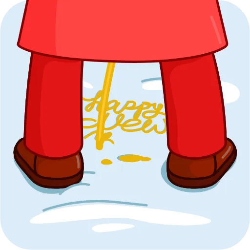 🎉 Эмодзи «Bad Santa» для Telegram