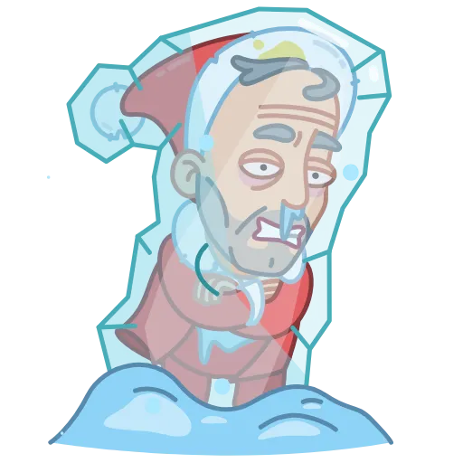 🥶 Эмодзи «Bad Santa» для Telegram