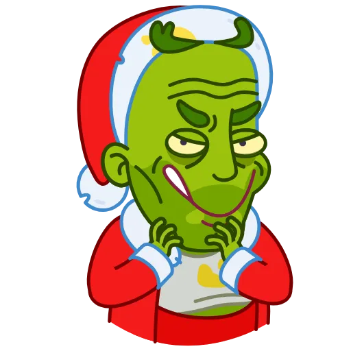 😈 Эмодзи «Bad Santa» для Telegram