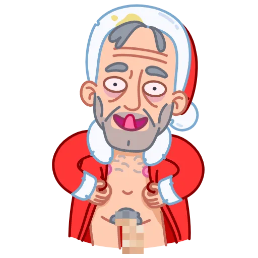 👋 Эмодзи «Bad Santa» для Telegram