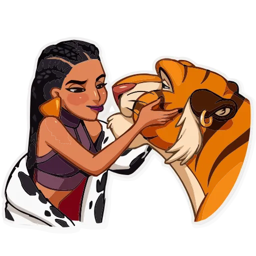 🐅 Эмодзи «Badass Disney» для Telegram