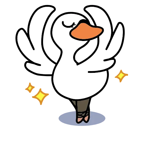 🦢 Эмодзи «() Swan» для Telegram