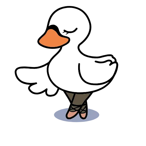 🦢 Эмодзи «() Swan» для Telegram