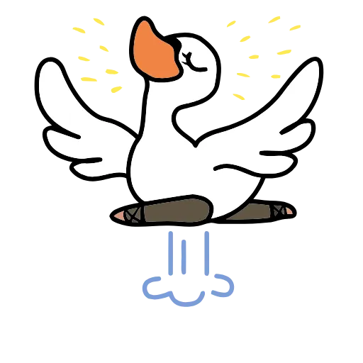 🦢 Эмодзи «() Swan» для Telegram