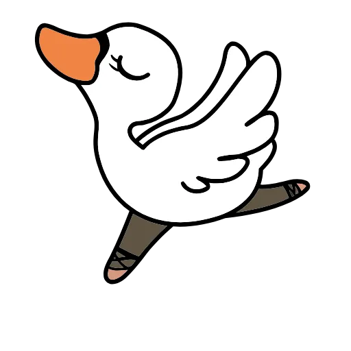 🦢 Эмодзи «() Swan» для Telegram