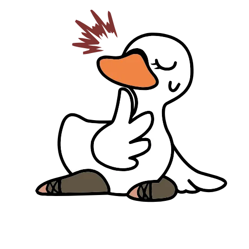 🦢 Эмодзи «() Swan» для Telegram