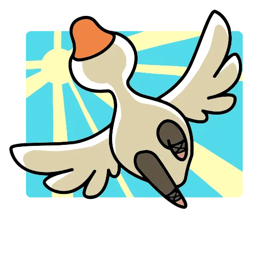 🦢 Эмодзи «() Swan» для Telegram