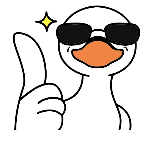 Стикерпак () Swan для Telegram
