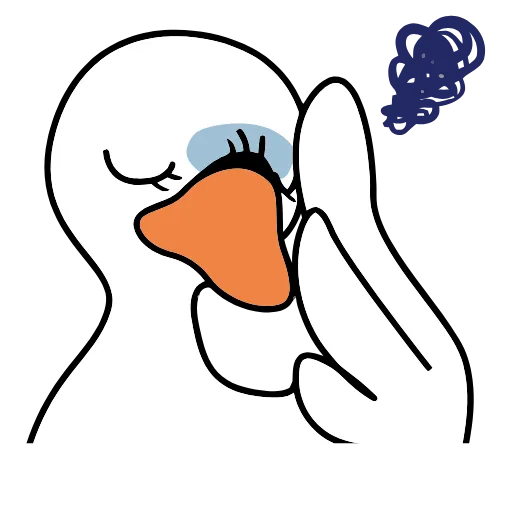 🦢 Эмодзи «() Swan» для Telegram