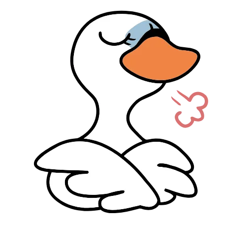 🦢 Эмодзи «() Swan» для Telegram