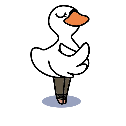 🦢 Эмодзи «() Swan» для Telegram