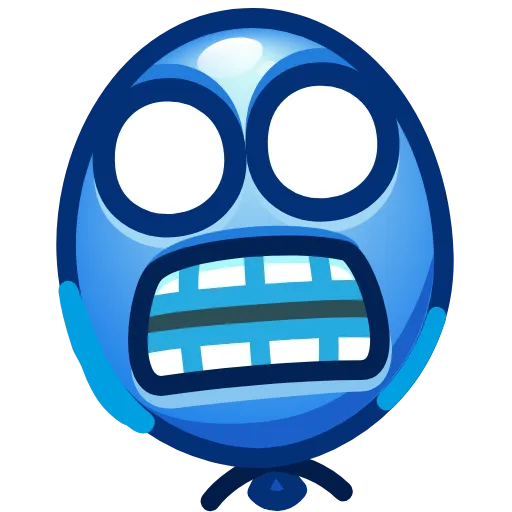 🥶 Стикер «Balloon Emoji» для Telegram