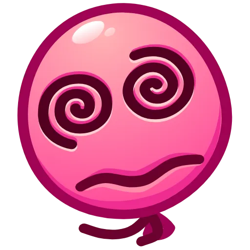 😵‍💫 Стикер «Balloon Emoji» для Telegram