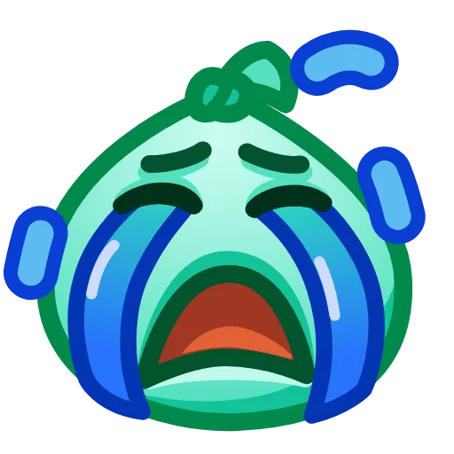 😭 Стикер «Balloon Emoji» для Telegram