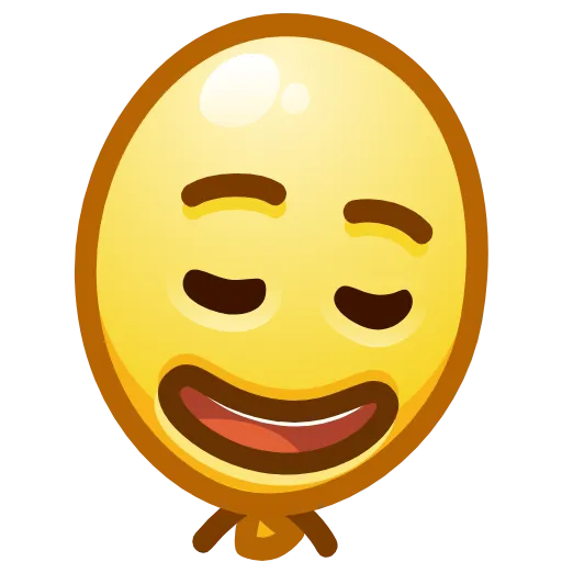 🤥 Стикер «Balloon Emoji» для Telegram