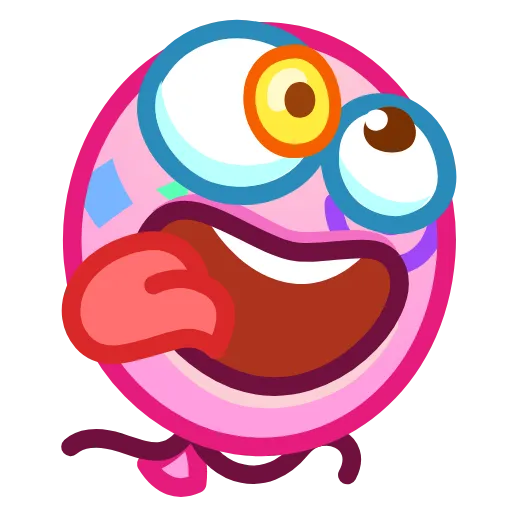 🤪 Стикер «Balloon Emoji» для Telegram