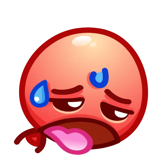 🥵 Стикер «Balloon Emoji» для Telegram
