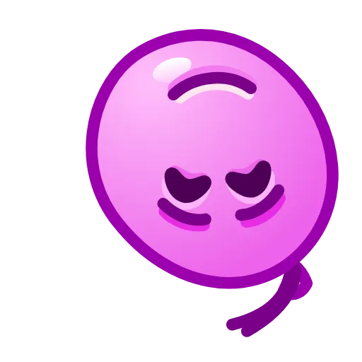 🙃 Стикер «Balloon Emoji» для Telegram