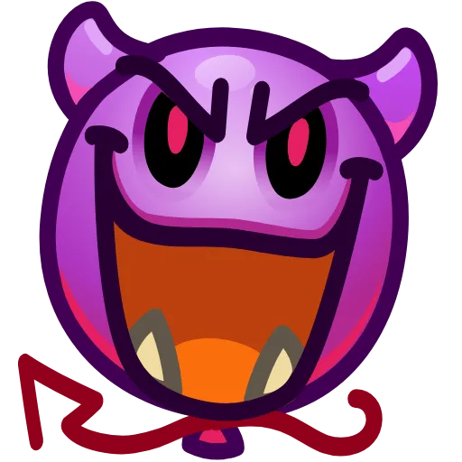 😈 Стикер «Balloon Emoji» для Telegram