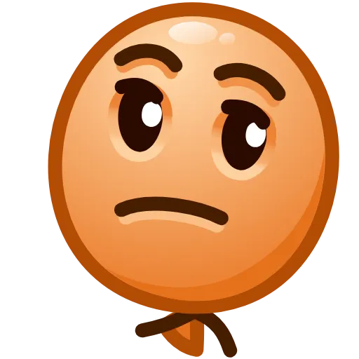 🤨 Стикер «Balloon Emoji» для Telegram