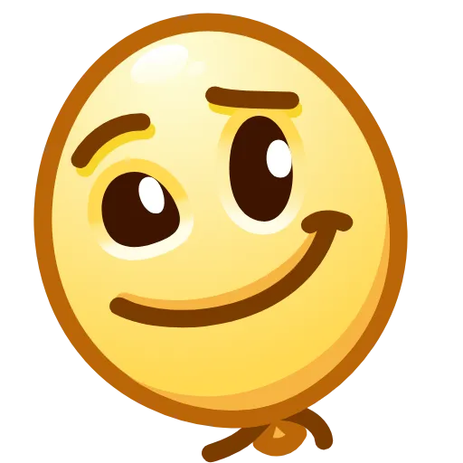 😜 Стикер «Balloon Emoji» для Telegram