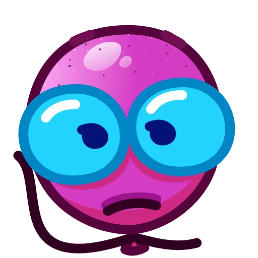 🧠 Стикер «Balloon Emoji» для Telegram