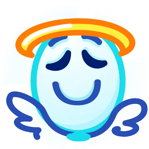 😇 Стикер «Balloon Emoji» для Telegram