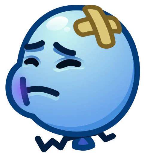 🤕 Стикер «Balloon Emoji» для Telegram