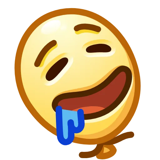 🤤 Стикер «Balloon Emoji» для Telegram