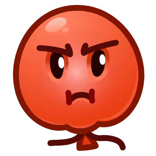 😡 Стикер «Balloon Emoji» для Telegram