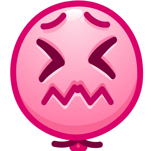 😖 Эмодзи «Balloon Emoji» для Telegram