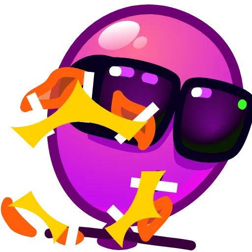 😎 Эмодзи «Balloon Emoji» для Telegram