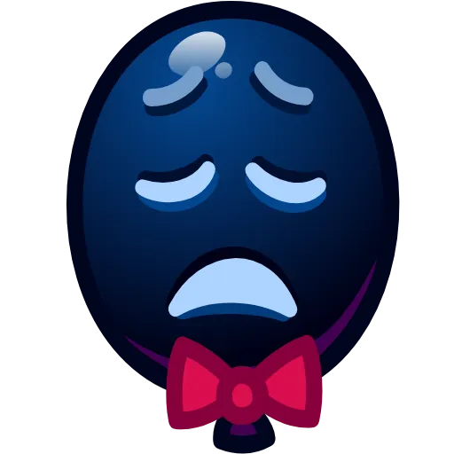 😔 Эмодзи «Balloon Emoji» для Telegram