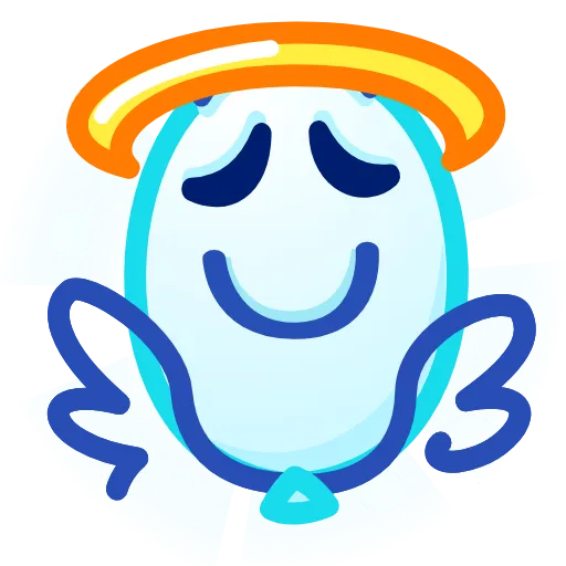 😇 Эмодзи «Balloon Emoji» для Telegram