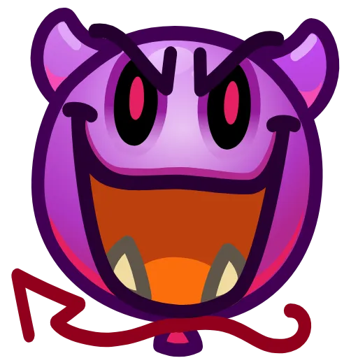 😈 Эмодзи «Balloon Emoji» для Telegram