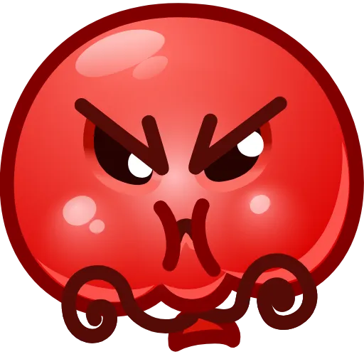 😡 Эмодзи «Balloon Emoji» для Telegram