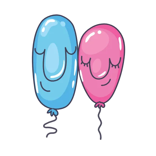 👩‍❤️‍👨 Эмодзи «Шарики» для Telegram