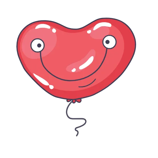 ❤️ Эмодзи «Шарики» для Telegram
