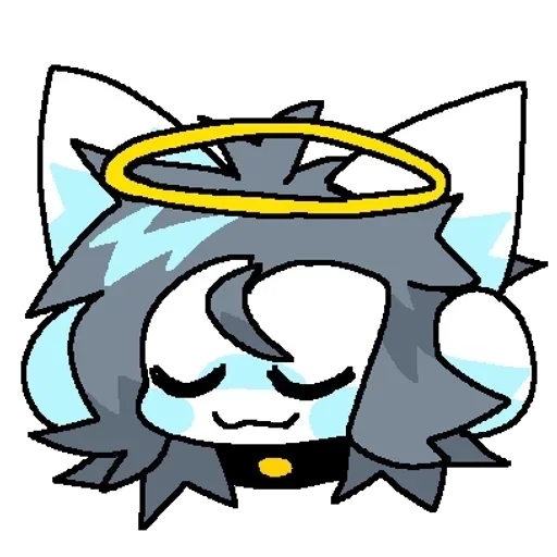 😇 Стикер «Temmieballs mewmon» для Telegram