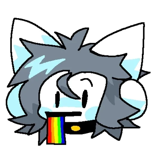 🌈 Стикер «Temmieballs mewmon» для Telegram
