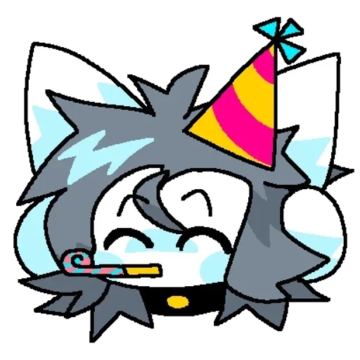 🥳 Стикер «Temmieballs mewmon» для Telegram