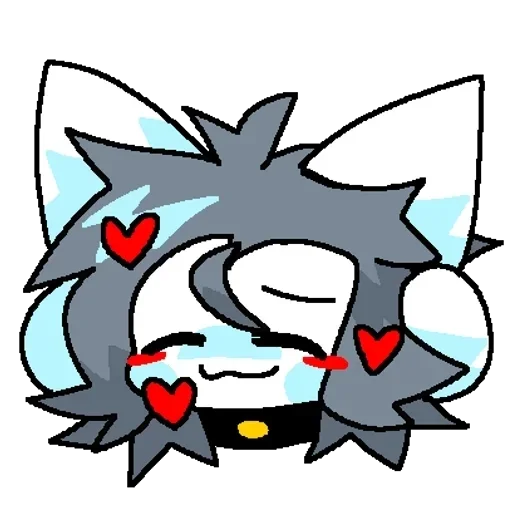 🥰 Стикер «Temmieballs mewmon» для Telegram