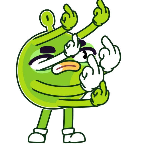 🖕 Эмодзи «Bamballoons» для Telegram