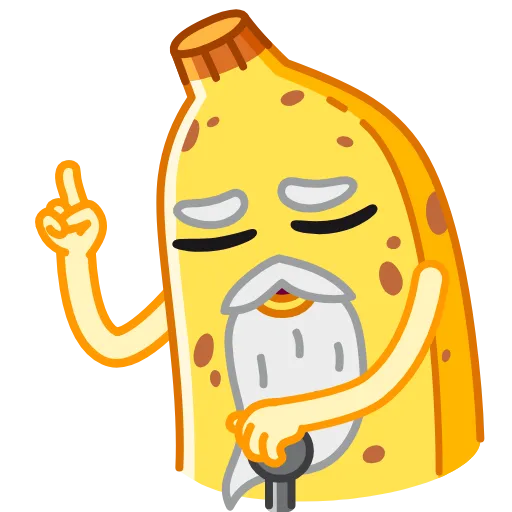 ☝️ Эмодзи «Banana» для Telegram