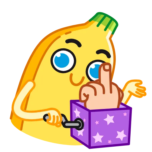 🖕 Эмодзи «Banana» для Telegram