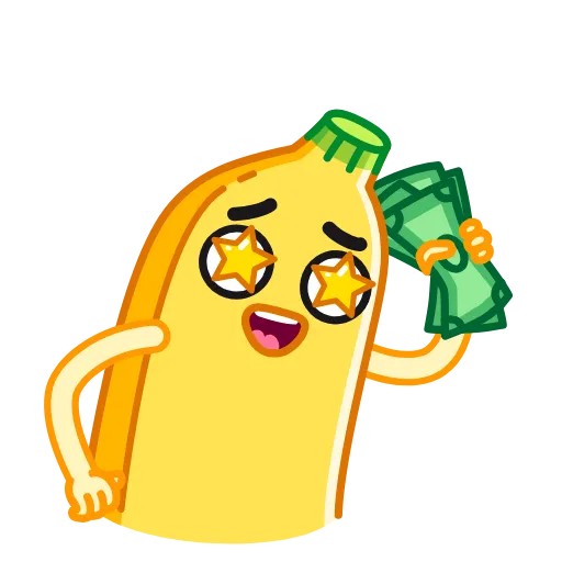 🤑 Эмодзи «Banana» для Telegram