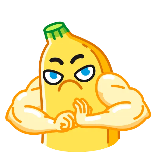 💪 Эмодзи «Banana» для Telegram