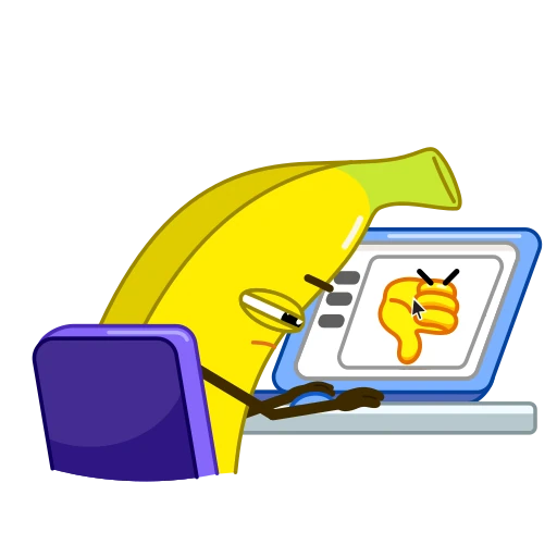 👎 Стикер «Bananza» для Telegram