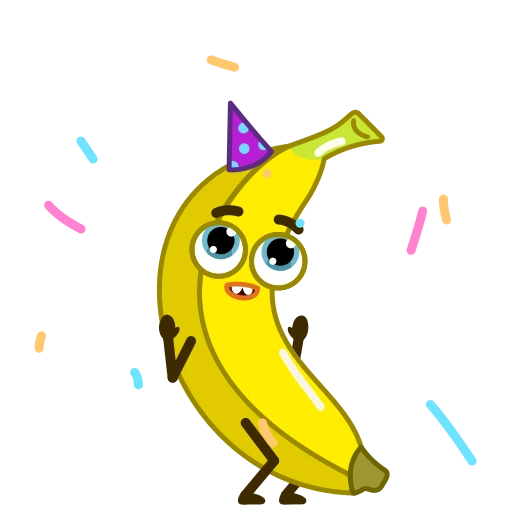 🥳 Стикер «Bananza» для Telegram